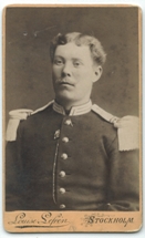  Photo of a young man in uniform